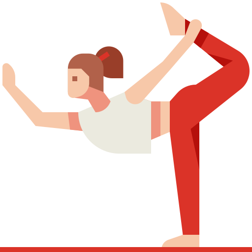woman doing yoga